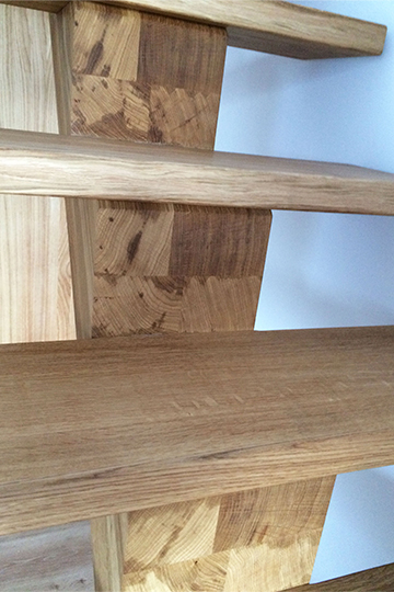 Treppe freischwebend